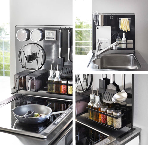 キッチン自立式スチールパネル 縦型 タワー.|s11