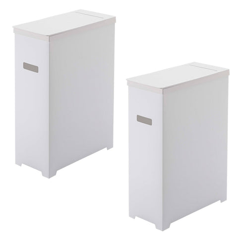 スリム蓋付きゴミ箱 タワー 2個組