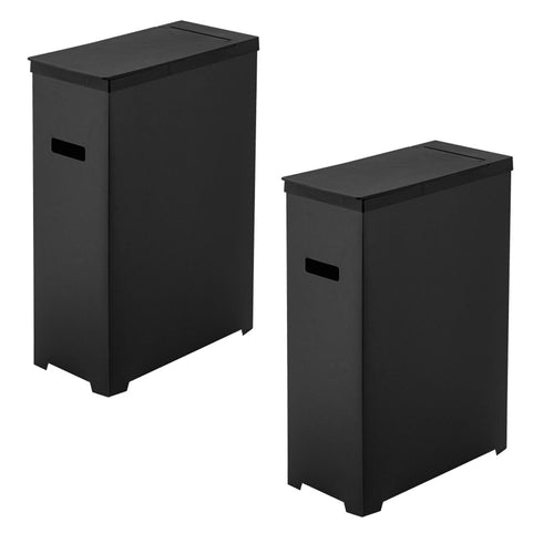 スリム蓋付きゴミ箱 タワー 2個組