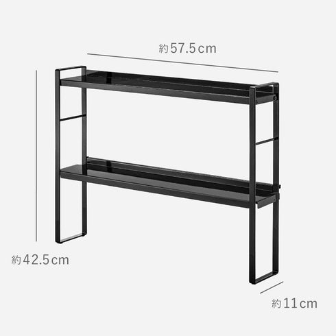 コンロ奥隙間ラック 2段 タワー.|s12