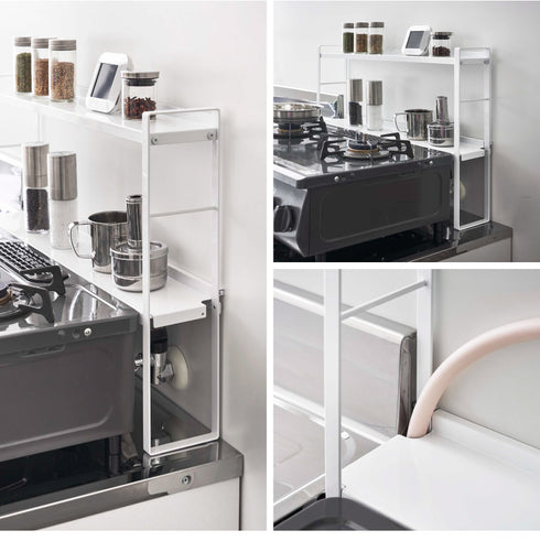 コンロ奥隙間ラック 2段 タワー.|s9