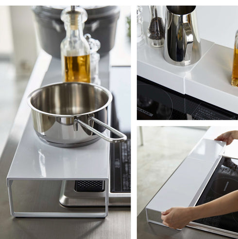 奥行ワイド棚付き伸縮排気口カバー タワー tower.|s9