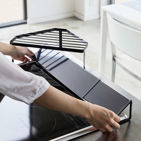 排気口カバー上コンロコーナーラック タワー.|s4