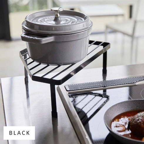 排気口カバー上コンロコーナーラック タワー.|s10