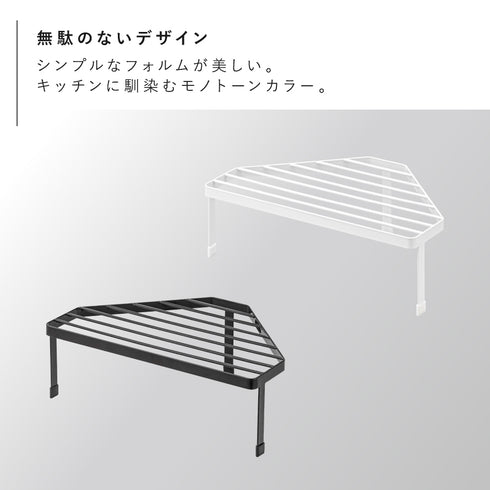 排気口カバー上コンロコーナーラック タワー.|s2