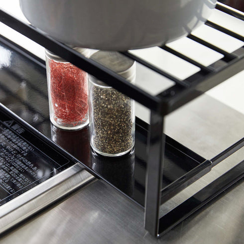 コンロ奥ラック換気口カバー付き 60cmコンロ用.|s4