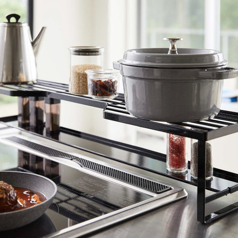 コンロ奥ラック換気口カバー付き 60cmコンロ用.|s13