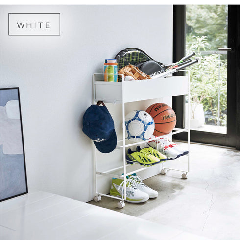 キャスター付き玄関収納ラック.|s8