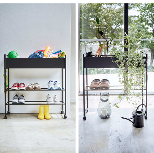 キャスター付き玄関収納ラック.|s11