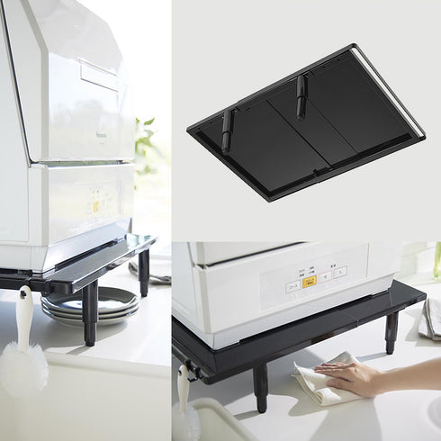 カウンターに乗せられる伸縮食洗機ラック タワー ロータイプ.|s11