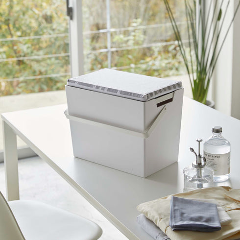 アイロン掛けできる蓋付きアイロン収納ケース 北欧暮らしの定番.|s8