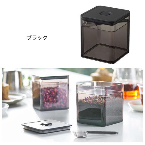 スプーン付き バルブ密閉保存容器 タワー.|s10