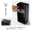 コスメ立体収納ケース タワー tower 4段 ホワイト.|s3
