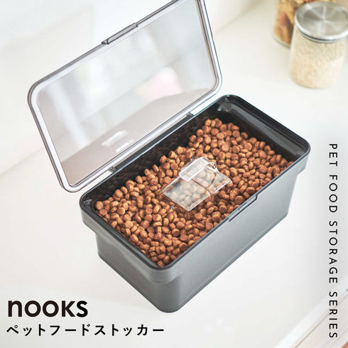 密閉ペットフードストッカー ヌークス 1.5kg 計量カップ付.|s1