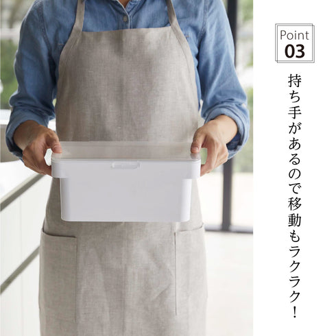 密閉ペットフードストッカー ヌークス 1.5kg 計量カップ付.|s4