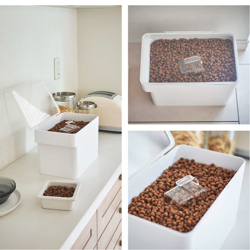 密閉ペットフードストッカー タワー 3.5kg 計量カップ付.|s8