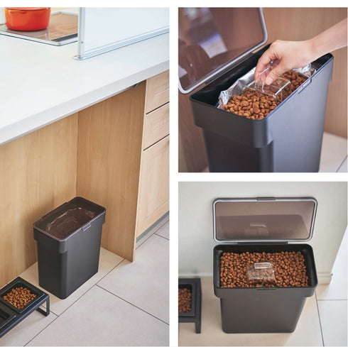 密閉袋ごとペットフードストッカー タワー 3kg 計量カップ付.|s11