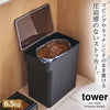 密閉ペットフードストッカー タワー 6.5kg 計量カップ付.|s1