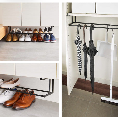 浮かせる伸縮シューズラック タワー.|s11