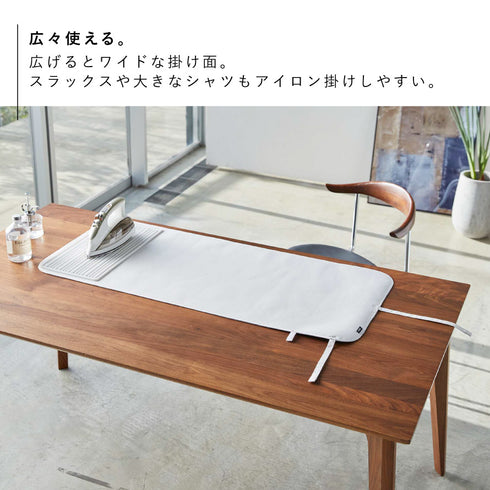 卓上脚付き 舟型アイロン台 タワーシリコーンアイロン置付くるくるアイロンマット タワー.|s3