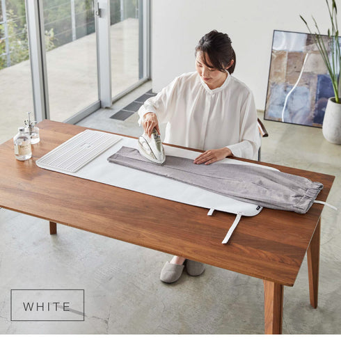 卓上脚付き 舟型アイロン台 タワーシリコーンアイロン置付くるくるアイロンマット タワー.|s6