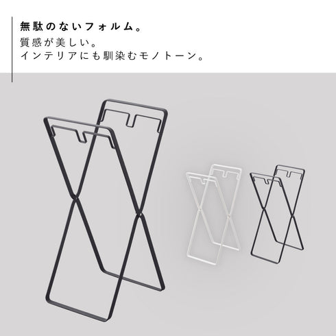 レジ袋2連&30Lゴミ袋スタンド タワー.|s2
