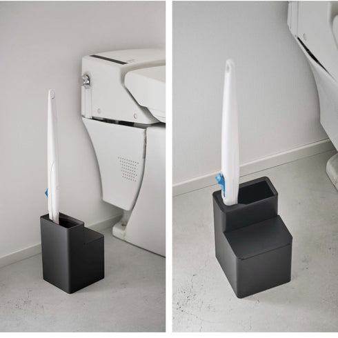 替えブラシ収納付き流せるトイレブラシスタンド タワー.|s12