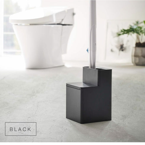 替えブラシ収納付き流せるトイレブラシスタンド タワー.|s10