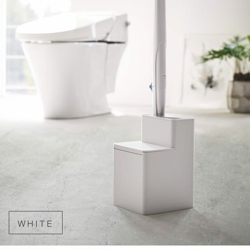 替えブラシ収納付き流せるトイレブラシスタンド タワー.|s7