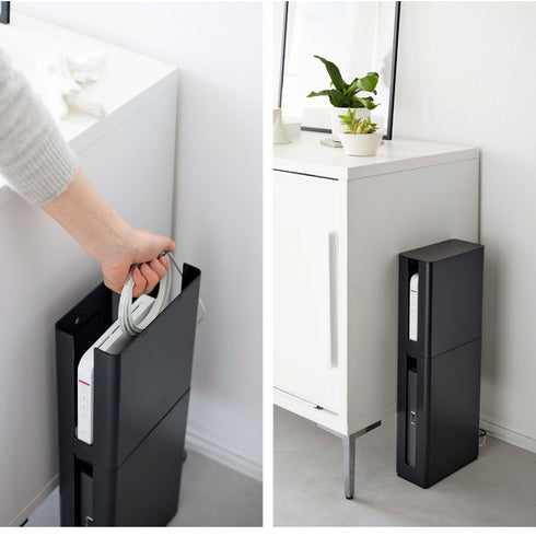 重ねられるルーター収納ケース スマート ロング.|s12