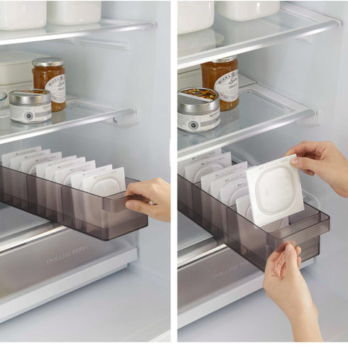 冷蔵庫中収納ケース タワー 仕切り付.|s12