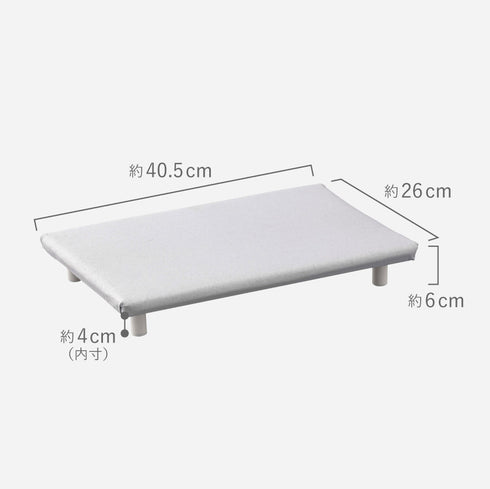 卓上脚付き 平型アイロン台 アルミ S.|s11