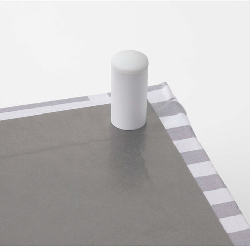 北欧風 暮らしの定番 卓上脚付き 平型アイロン台 S チェック グレー.|s10