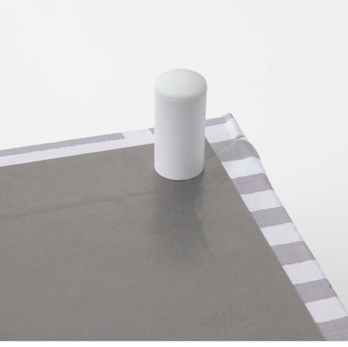 北欧風 暮らしの定番 卓上脚付き 舟型アイロン台 S チェック グレー.|s11