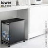 蓋付き目隠し分別ダストワゴン タワー tower 3分別.|s14