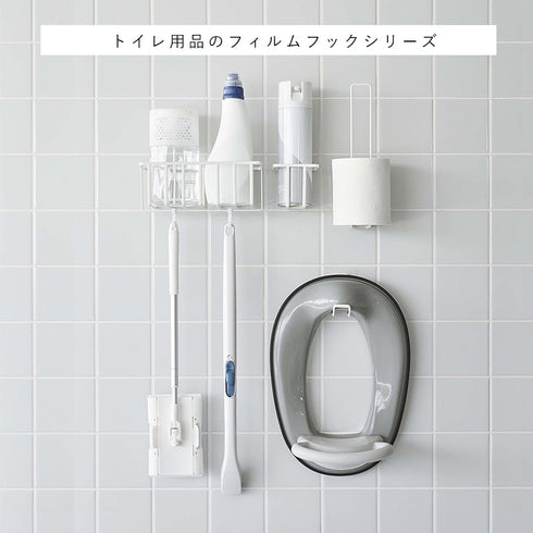 フィルムフックトイレ用品収納フック タワー.|s16