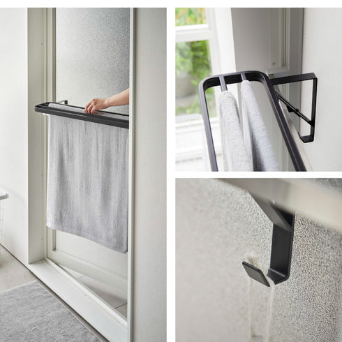浴室扉タオル掛け上 バスタオルハンガー タワー.|s11