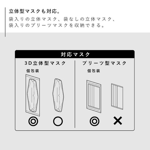 マグネット立体マスクホルダー タワー.|s4