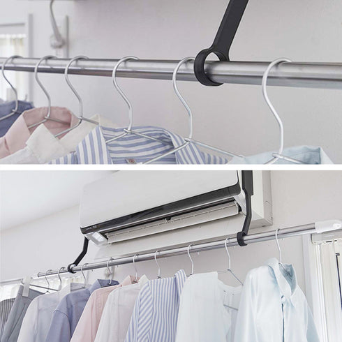 フィルムフックエアコン室内物干しポールホルダー タワー.|s11