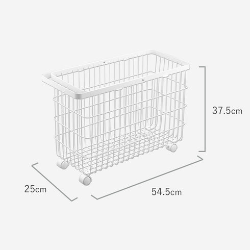 ランドリ―バスケット タワー キャスター付き ワイド&ロー.|s15
