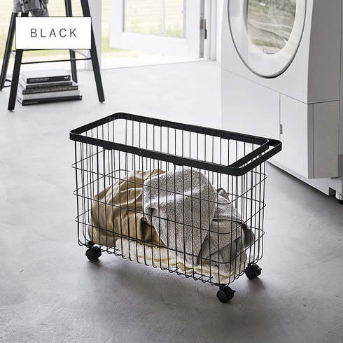 ランドリ―バスケット タワー キャスター付き ワイド&ロー.|s12