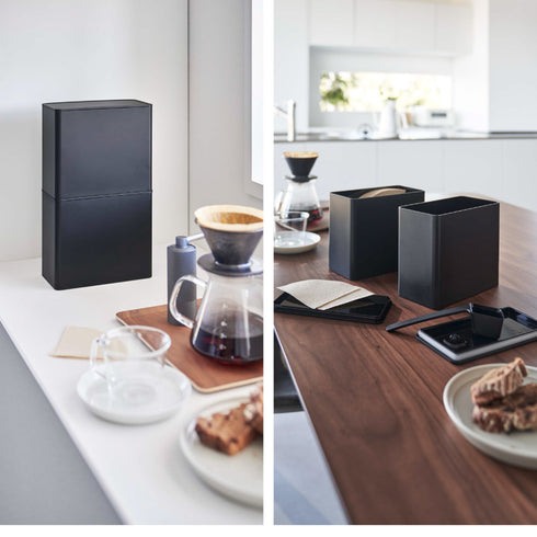 バルブ付き密閉コーヒーキャニスター&フィルター収納ケース タワー tower.|s16