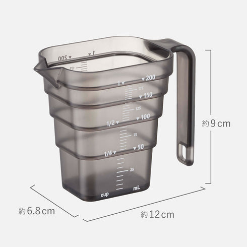 マグネット段々計量カップ タワー 200ml.|s12