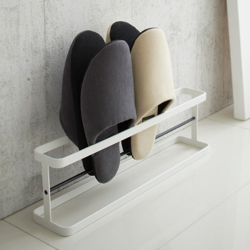 スリッパラック プレート ワイド ブラック.|m2