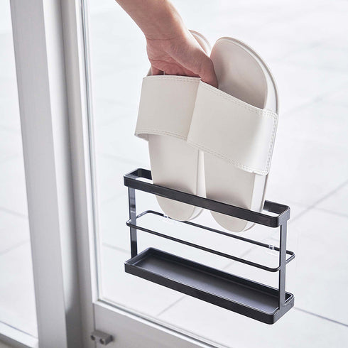 ツーウェイベランダスリッパラック タワー トレー付き.|s15