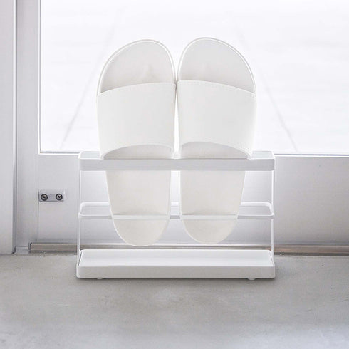 ツーウェイベランダスリッパラック タワー トレー付き.|s7