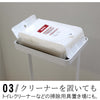 トレイ付 トイレットペーパースタンド プレート ホワイト.|s4