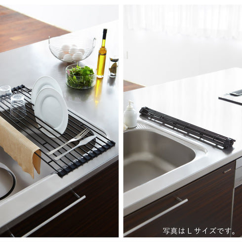 折り畳み水切りラック タワー S.|s11
