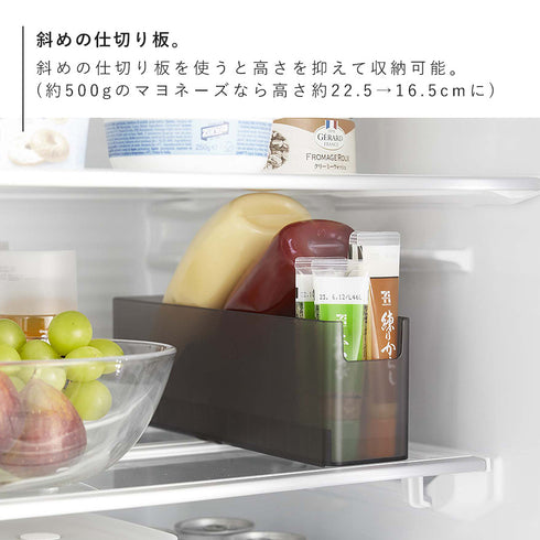 冷蔵庫中スリム調味料収納ラック タワー tower.|s5