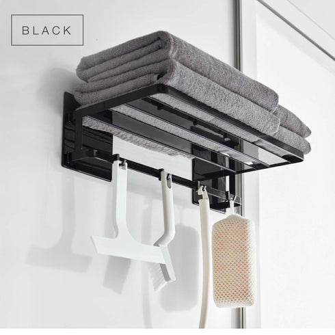 マグネットバスルームバスタオル棚 タワー.|s10